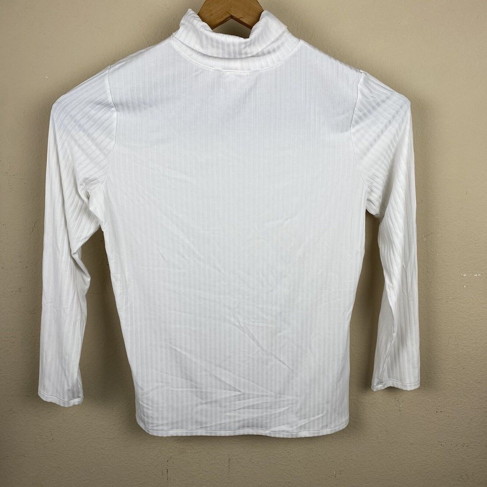 Athleta Women's Solid White Polyester Blend Long … - image 5